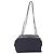 Borsa a Spalla LOEWE Nylon Blu Navy Oro Auth 159401 D'oro