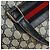 Bolsa de mão GUCCI GG Supreme Sherry Line PVC Marinho Ouro Auth 162954 Dourado Azul marinho - vista 15