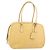 Prada Borsa a Spalla in Pelle Gialla Argento Auth hk3313 Giallo