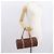 Bolso de mano ETRO de PVC marrón y dorado Auth 158540 - vista 20