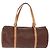Bolso de mano ETRO de PVC marrón y dorado Auth 158540 - vista 3