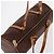 Bolso de mano ETRO de PVC marrón y dorado Auth 158540 - vista 6