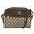 Borsa a Spalla Gucci GG Supreme Web Sherry Line PVC Beige 119 02 088 Auth 162979