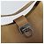 Borsa a Spalla Gancini in Pelle Beige Argento Auth 161036 di Salvatore Ferragamo - vista 14