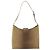 Borsa a Spalla Gancini in Pelle Beige Argento Auth 161036 di Salvatore Ferragamo - vista 3