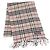 Sciarpa in lana a quadri Nova Check Burberry grigia Auth am10135 Marrone