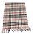 Sciarpa in lana a quadri Nova Check Burberry grigia Auth am10135 Marrone - vista 3