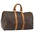 LOUIS VUITTON Borsa Boston Monogram Keepall 45 M41428 Auth LV am10178 Monogramma