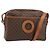 Céline Borsa a spalla circolare in tela Macadam CELINE in pelle PVC marrone oro Auth 161000 D'oro