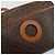 Céline Borsa a spalla circolare in tela Macadam CELINE in pelle PVC marrone oro Auth 161000 D'oro - vista 14