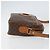 Céline Borsa a spalla circolare in tela Macadam CELINE in pelle PVC marrone oro Auth 161000 D'oro - vista 4