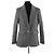 Autre Marque Graue Wolljacke