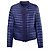 Moncler Damen blaue gesteppte Daunenjacke