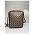 Vintage Gucci Monogramm Leder Schultertasche Grau / Braun - Ansicht 9