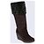 Botas Fendi de ante marrón talla 38 Castaño - vista 4