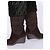 Botas Fendi de ante marrón talla 38 Castaño - vista 6