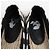 Off White OFF-WHITE Stripes Flat Espadrillas in Black and White Diagonals, Size 37 EU - view 9
