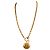Collana Chanel Pendente Doppio CC Oro D'oro
