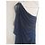 Ralph Lauren Georgette Abendkleid Navy Blau Marineblau - Ansicht 4
