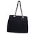 Borsa tote Christian Dior in pelle di agnello nera Nero