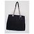 Borsa tote Christian Dior in pelle di agnello nera Nero - vista 3