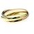 Anello in oro 18K Cartier Trinity D'oro - vista 3