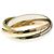 Anello in oro 18K Cartier Trinity D'oro - vista 4