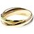Anello in oro 18K Cartier Trinity D'oro - vista 6