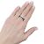 Bague Boucheron,"Quatre Black Edition Small", en or blanc, PVD et diamants. - vue 6