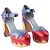 Pumps a piattaforma in pelle multicolore Marc Jacobs Giallo - vista 2