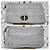 Borsa a Spalla Miu Miu Matelassé Decorata con Cristalli Ash Grigio - vista 4