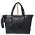 Borsa piccola Soho in pelle di vitello granulata nera GUCCI Nero