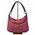 Borsa hobo Gucci GG in tela e pelle con morsetto rosa