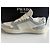 Baskets Prada Downtown en cuir perforé blanc - vue 13