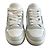 Baskets Prada Downtown en cuir perforé blanc