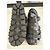 Sandali gladiatori Prada Soft Cage in gomma nera Nero - vista 5