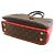 Borsa Louis Vuitton Monogram Mille-feuille Marrone Nero Rosso - vista 3