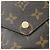 Portafoglio Victorine Monogram Louis Vuitton M62472 Marrone - vista 3