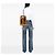Zaino Randonnee Monogram Reverse Nigo marrone Louis Vuitton - vista 6