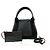 Bolsa Cabas XS Balenciaga em couro de bezerro perfurado preto e marinho - vista 9