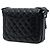Bolero de Chanel em couro de bezerro acolchoado preto - vista 2