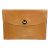 Bolsa Clutch Rio Vintage H Logo da Hermès Marrom