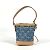 Portachiavi in denim Monogram Louis Vuitton Blu - vista 2
