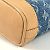Portachiavi in denim Monogram Louis Vuitton Blu - vista 8