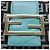 Fendi Zucchino Tri-Fold Geldbörse Schwarz Blau - Ansicht 10