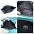 Fendi Zucchino Tri-Fold Geldbörse Schwarz Blau - Ansicht 4