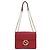 Borsa a Spalla Gucci Interlocking G Chain Rosso