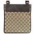 Borsa a tracolla in tela GG della linea Sherry di Gucci Marrone Rosso Verde