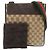 Borsa a tracolla in tela GG della linea Sherry di Gucci Marrone Rosso Verde - vista 2