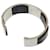 Pulseira de metal e couro preto e prateado Hermès Prata  - vista 6
